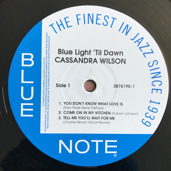 Cassandra Wilson : Blue Light 'Til Dawn (2xLP, Album, RE, 180)