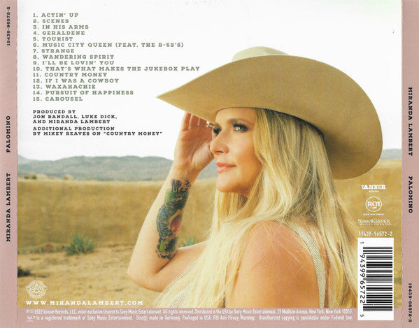 Miranda Lambert : Palomino (CD, Album)