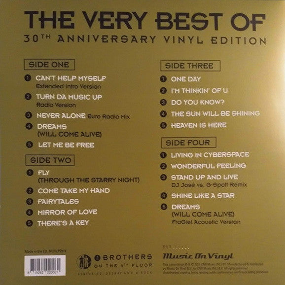 2 Brothers On The 4th Floor Featuring Des'Ray & D-Rock : The Very Best Of 30th Anniversary (Vinyl Edition) (LP,Compilation,Reissue,Stereo)