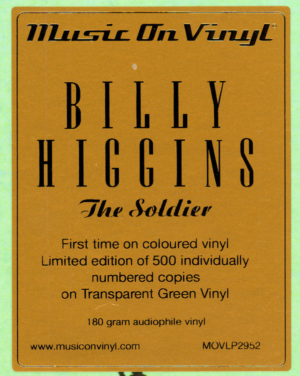 Billy Higgins : The Soldier (LP,Album,Limited Edition,Numbered,Reissue)