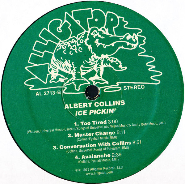 Albert Collins : Ice Pickin' (LP, Album, RE, 180)