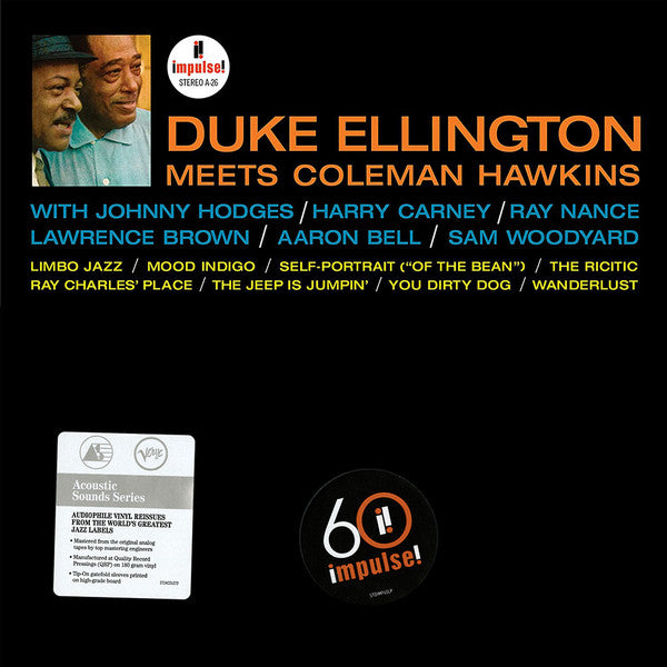 Duke Ellington Meets Coleman Hawkins : Duke Ellington Meets Coleman Hawkins (LP,Album,Reissue,Stereo)