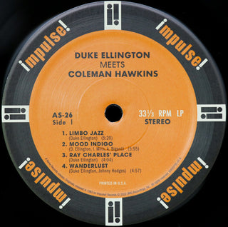 Duke Ellington Meets Coleman Hawkins : Duke Ellington Meets Coleman Hawkins (LP,Album,Reissue,Stereo)