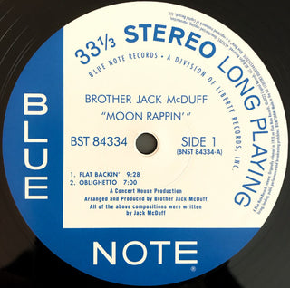 Brother Jack McDuff : Moon Rappin' (LP,Album,Reissue,Stereo)