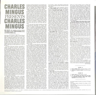 Charles Mingus : Charles Mingus Presents Charles Mingus (LP, Album, RE, RM)