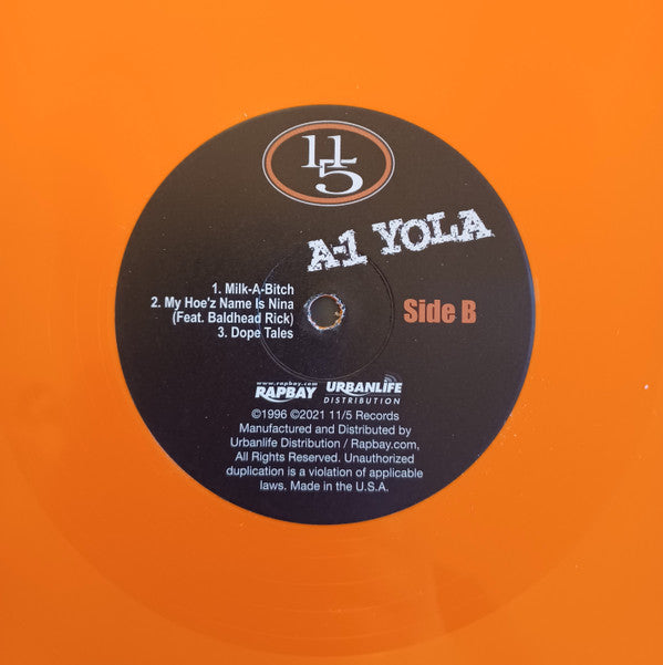 11/5 : A-1 Yola (LP,Album,Reissue)