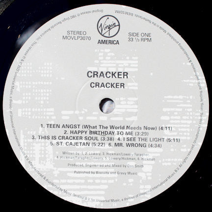 Cracker : Cracker (LP, Album, RE, 180)