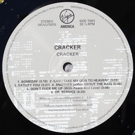 Cracker : Cracker (LP, Album, RE, 180)