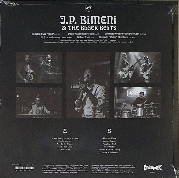 J.P. Bimeni & The Black Belts (2) : Give Me Hope (LP, Album)