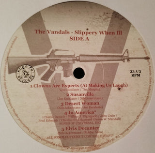 The Vandals : Slippery When Ill (LP, Album, Ltd, RE, Red)