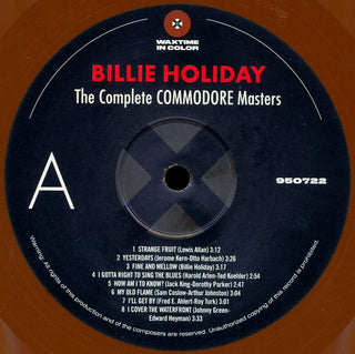 Billie Holiday : The Complete Commodore Masters (LP,Compilation,Reissue,Repress)