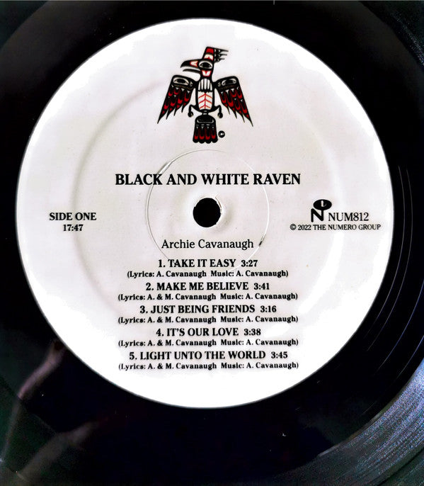 Archie James Cavanaugh : Black And White Raven (LP, Album, RE)