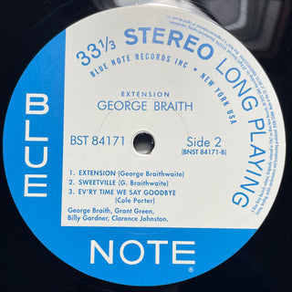 George Braith : Extension (LP, Album, RE, 180)