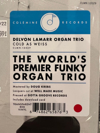 Delvon Lamarr Organ Trio : Cold As Weiss (LP,Album,Stereo)