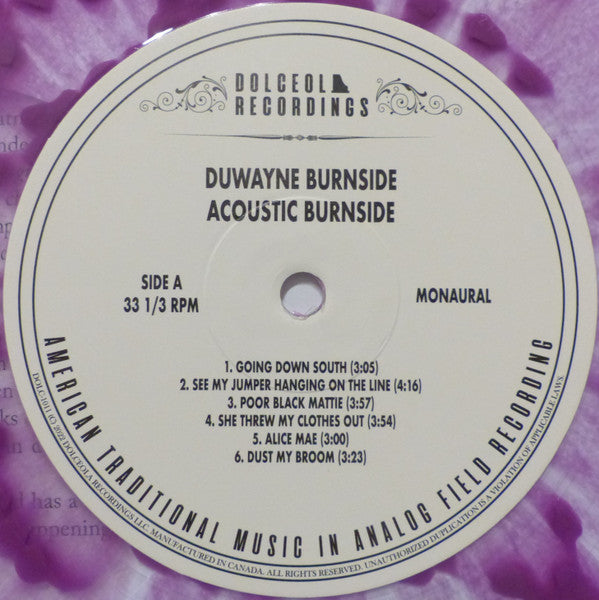 Duwayne Burnside : Acoustic Burnside (LP,Album,Mono)