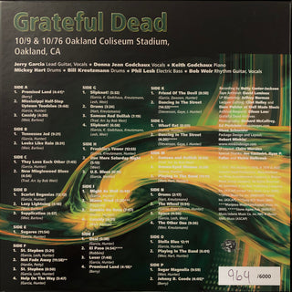 The Grateful Dead : Dick's Picks 33: 10/9 & 10/76 Oakland Coliseum Stadium, Oakland, CA (LP)