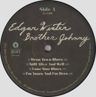 Edgar Winter : Brother Johnny (LP,Album,Stereo)