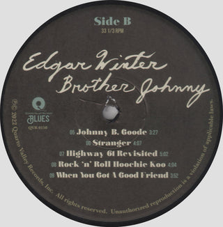 Edgar Winter : Brother Johnny (LP,Album,Stereo)