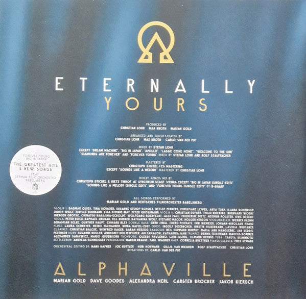 Alphaville : Eternally Yours (LP,Album,Stereo)