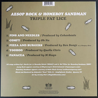 Aesop Rock & Homeboy Sandman : Triple Fat Lice (12", EP, RE)