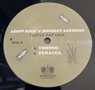 Aesop Rock & Homeboy Sandman : Triple Fat Lice (12", EP, RE)