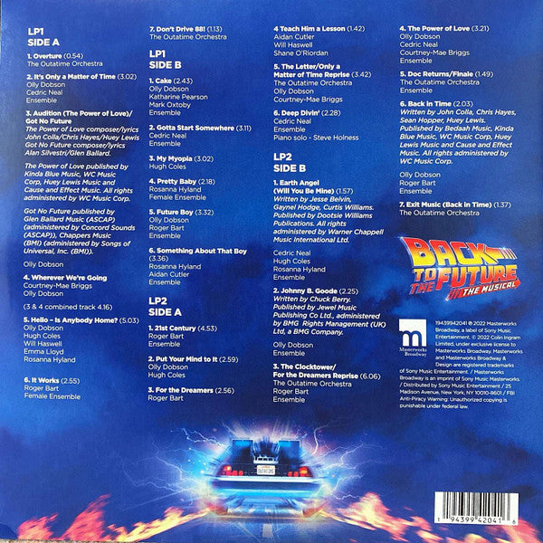 "Back to The Future" Original Cast : Back to the Future: The Musical (2xLP, Album)