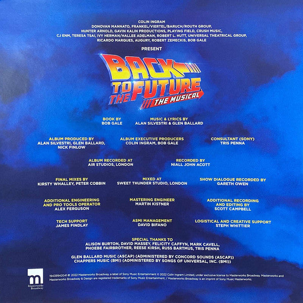 "Back to The Future" Original Cast : Back to the Future: The Musical (2xLP, Album)