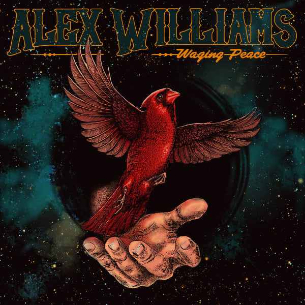 Alex Williams (12) : Waging Peace (LP, Album, Red)