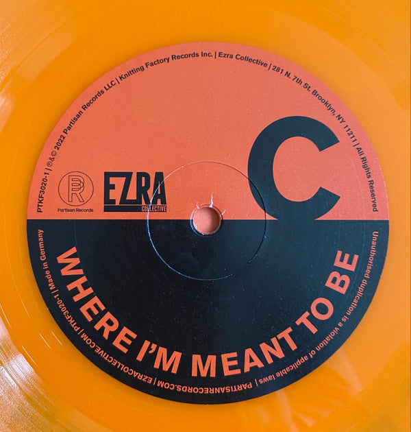 Ezra Collective : Where I’m Meant To Be (2xLP, Album, Ltd, Ora)