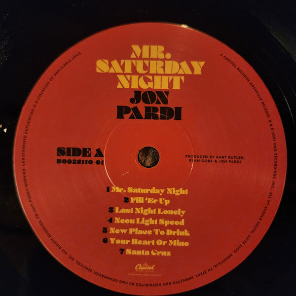 Jon Pardi : Mr. Saturday Night (LP, Album)