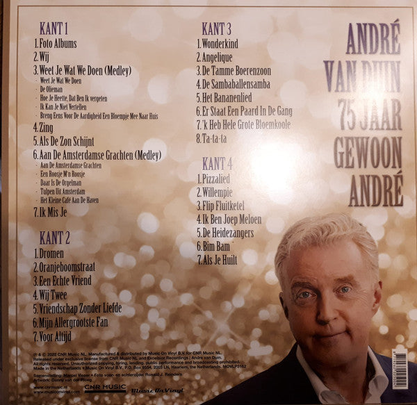 André van Duin : 75 Jaar Gewoon André (LP,Compilation,Limited Edition,Numbered)