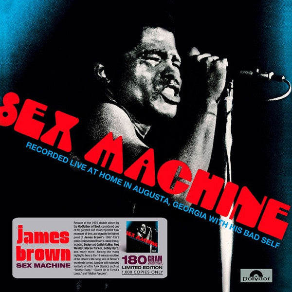 James Brown : Sex Machine (LP,Album,Limited Edition,Reissue,Stereo)