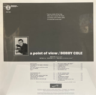 Bobby Cole : A Point Of View (LP,Album,Reissue,Stereo,Mono)