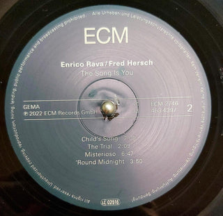 Enrico Rava / Fred Hersch : The Song Is You (LP,Album,Stereo)