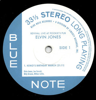 Elvin Jones : Revival (Live At Pookie's Pub) (LP,Album)