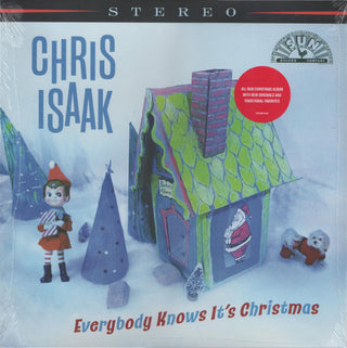 Chris Isaak : Everybody Knows It's Christmas (LP, Album, Pin)