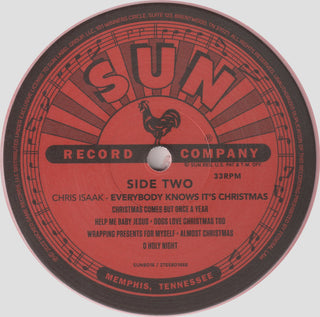 Chris Isaak : Everybody Knows It's Christmas (LP, Album, Pin)