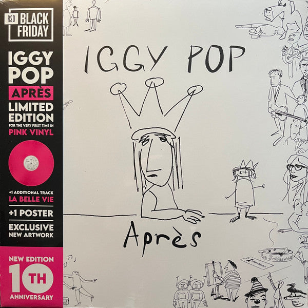 Iggy Pop : Après (LP, Album, RSD, Ltd, RE, Pin)