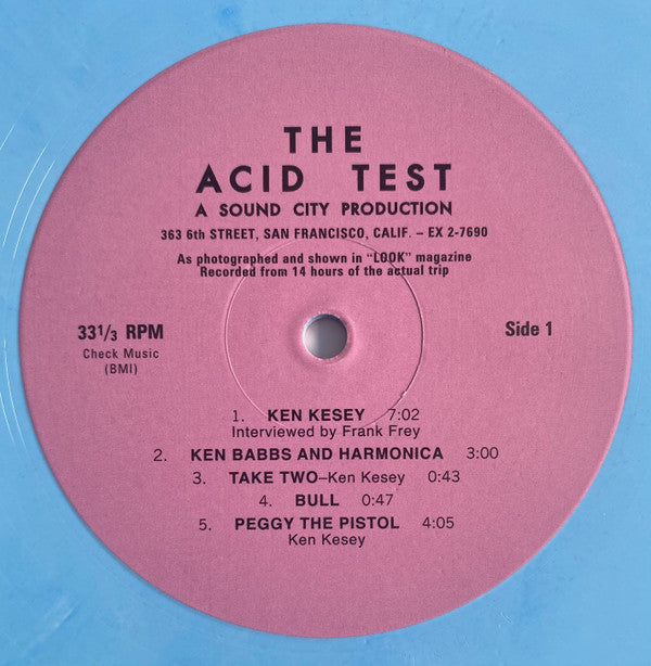 Ken Kesey : The Acid Test (LP,Album,Limited Edition,Reissue)