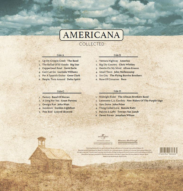 Various : Americana Collected (LP,Compilation,Limited Edition,Numbered)