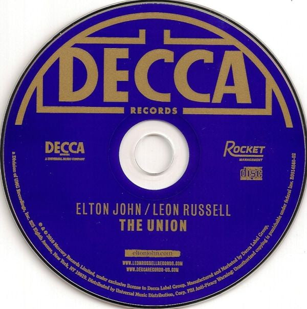 Elton John / Leon Russell : The Union (CD, Album)