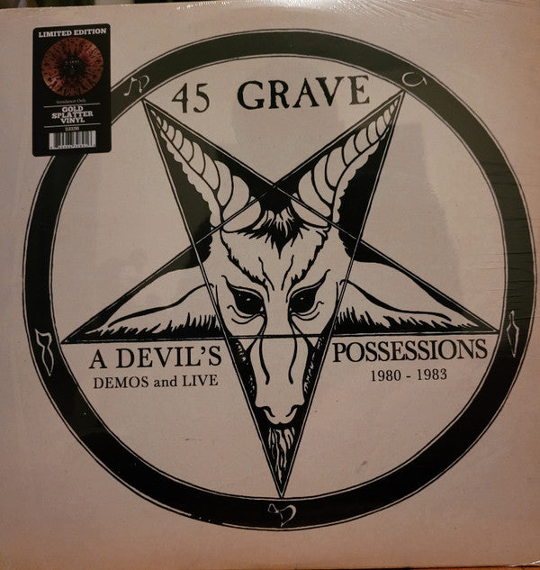 45 Grave : A Devil's Possessions - Demos & Live 1980-1983 (LP, Comp, Ltd, RE, Gol)