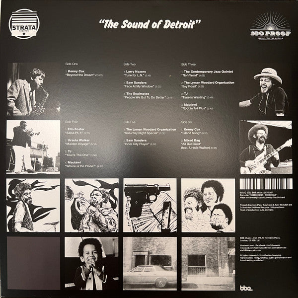 Amir Abdullah : Strata Records (The Sound of Detroit) (Volume 1) (3xLP, Comp)