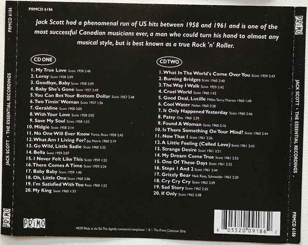 Jack Scott : The Essential Recordings (Compilation,Remastered)