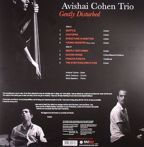 Avishai Cohen Trio : Gently Disturbed (LP, Album)