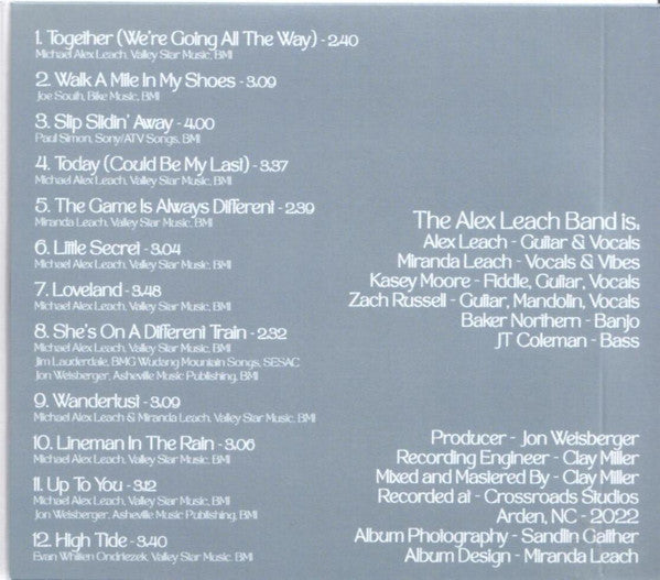 The Alex Leach Band : All The Way (CD, Album)