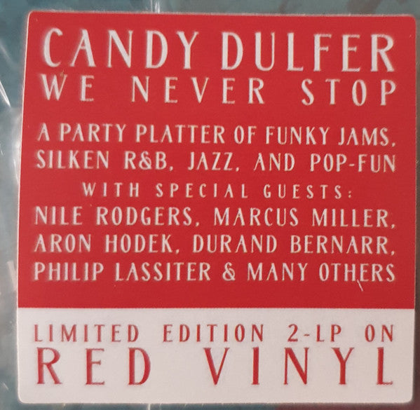 Candy Dulfer : We Never Stop (2xLP, Ltd, Red)