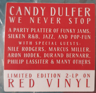 Candy Dulfer : We Never Stop (LP,Limited Edition)