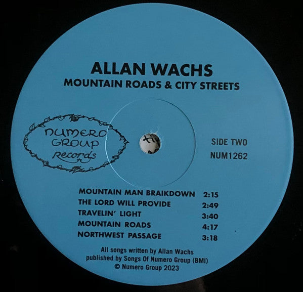 Allan Wachs (2) : Mountain Roads & City Streets (LP,Album,Reissue,Stereo)