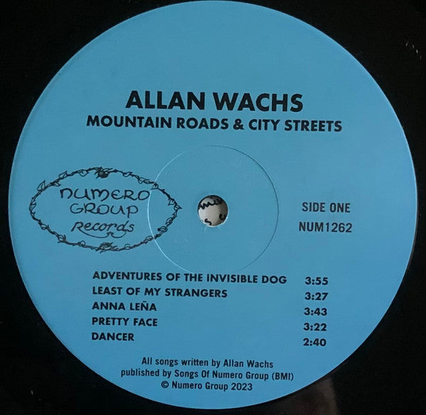 Allan Wachs (2) : Mountain Roads & City Streets (LP,Album,Reissue,Stereo)